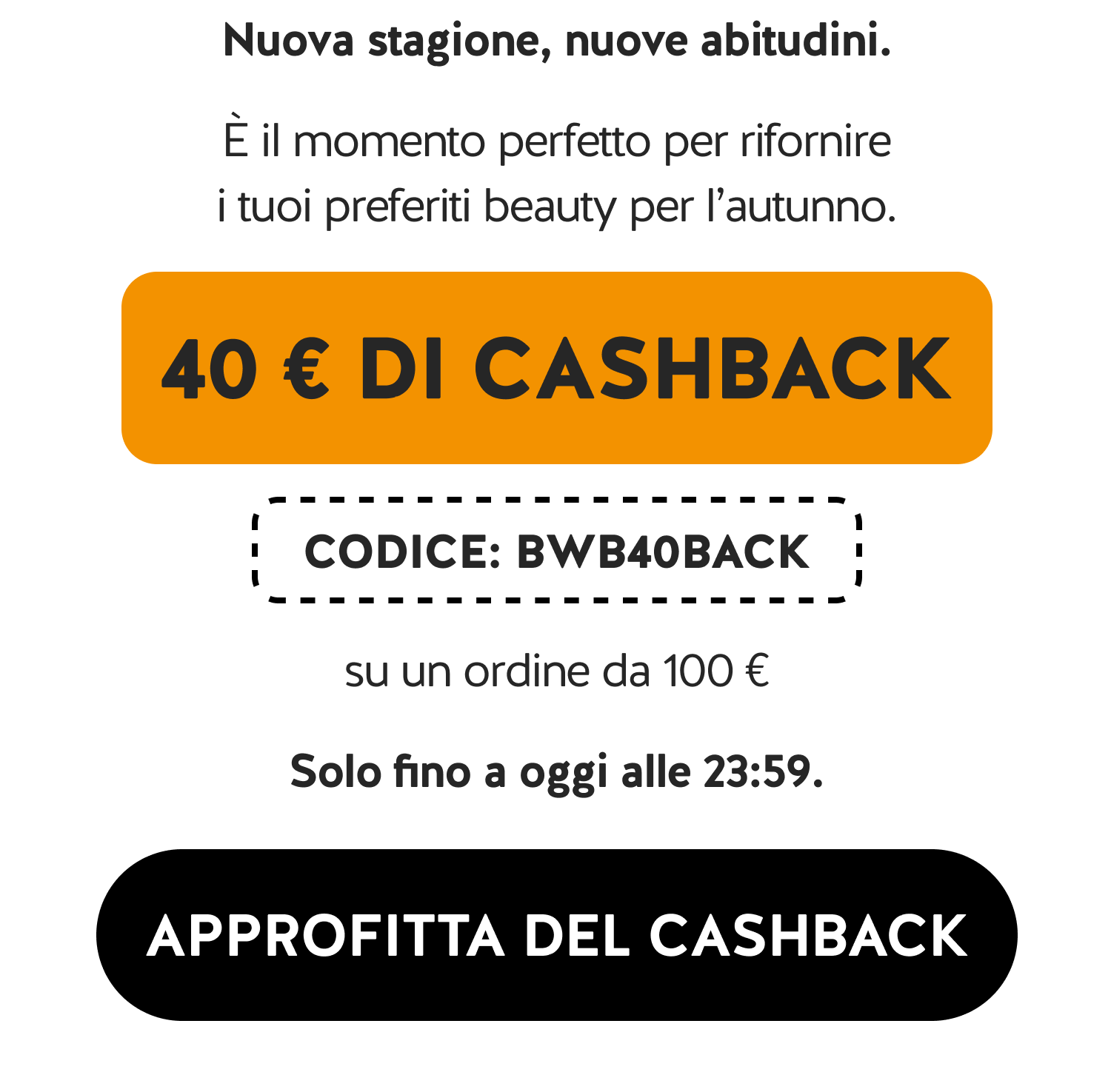 VALIDO SU TUTTO IL NOSTRO SHOP