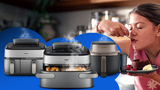 Entra nella nuova era delle friggitrici ad aria! Croccante fuori, succoso dentro e cucina ciò che gli altri non possono con Steamfry. Scopri la nostra gamma di Airfryer con vapore. Cestello singolo, doppio o maxi? C'è qualcosa per tutti. Acquista ora