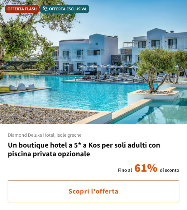 Un boutique hotel a 5* a Kos per soli adulti con piscina privata opzionale