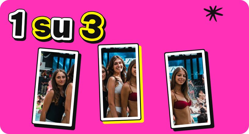 1 su 3: tre ragazze, una parte da sola