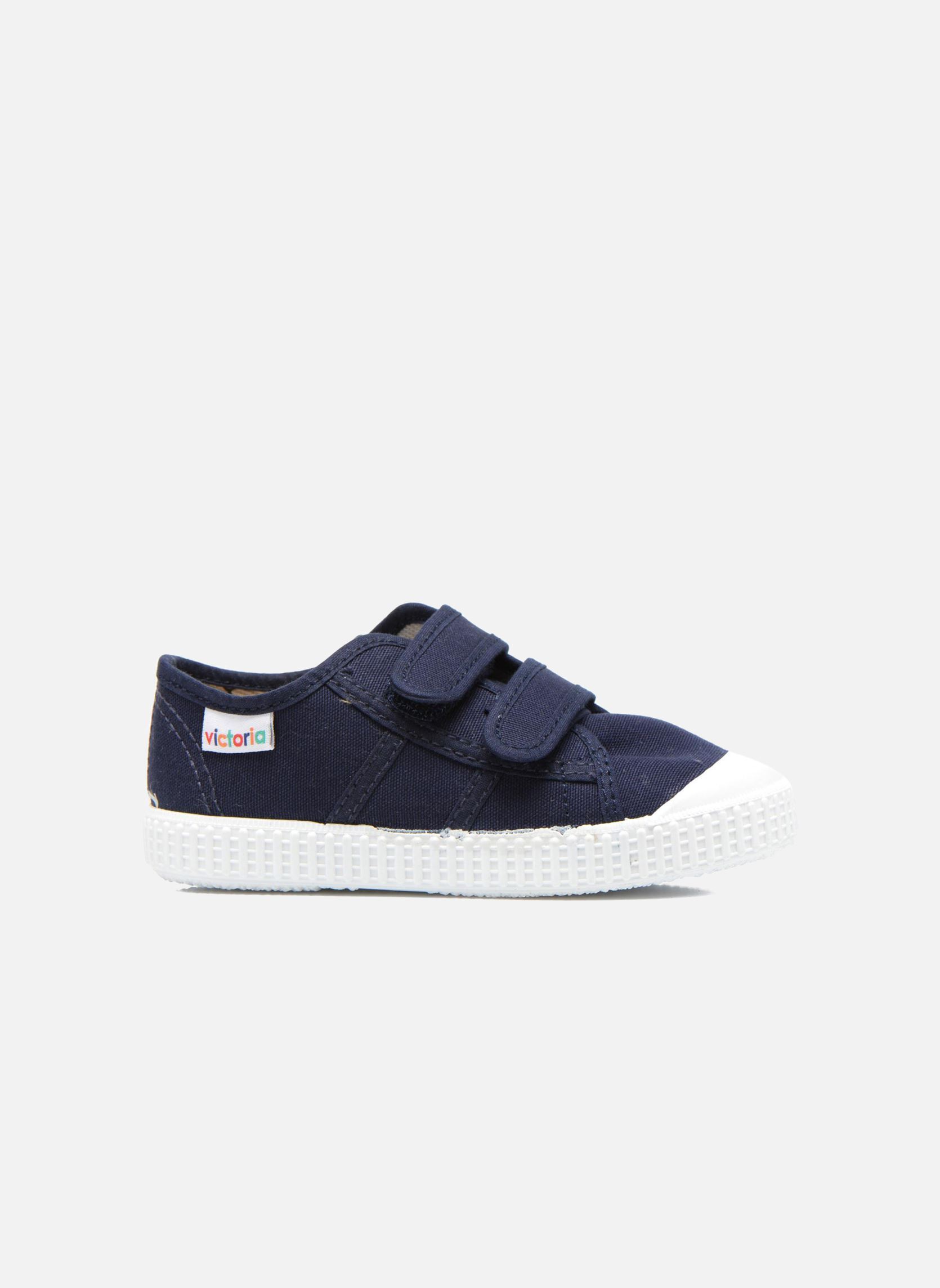 Victoria Baskets basses 1915 Basket Tiras Lona K bleu