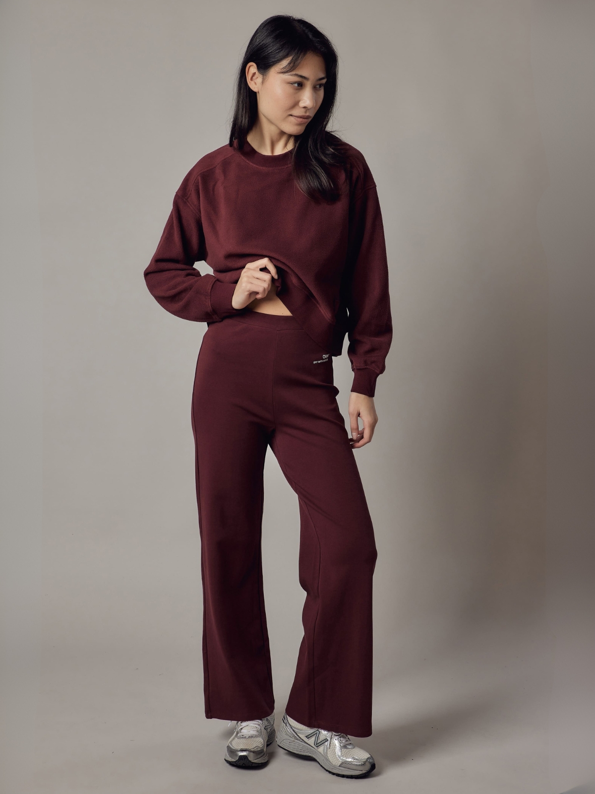 Panta Palazzo in Interlock Prune