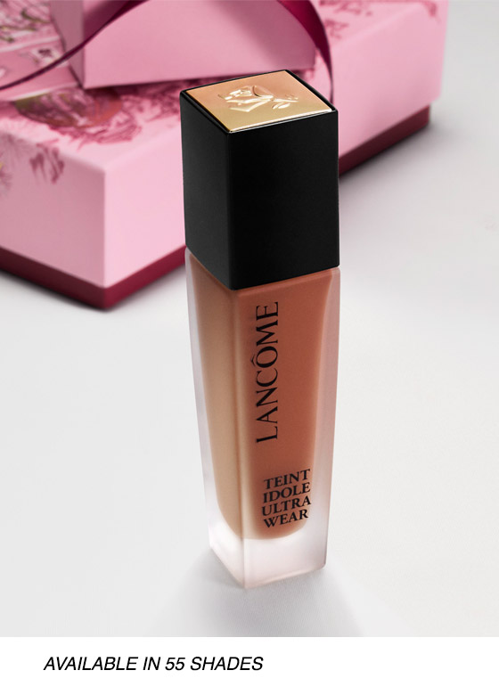 THE MAKEUP BESTSELLER TEINT IDOLE ULTRA WEAR FOUNDATION Flawless, fearless, long-lasting. Breathable coverage and a natural matte finish that lasts all day. SHOP NOW AVAILABLE IN 55 SHADES