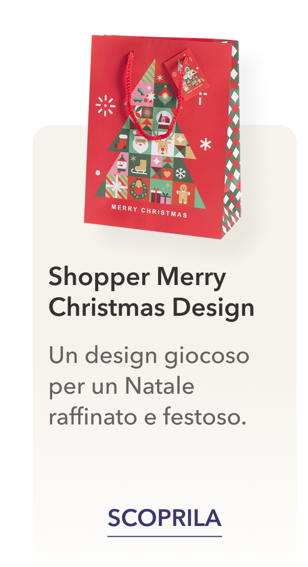 Shopper Merry Christmas design