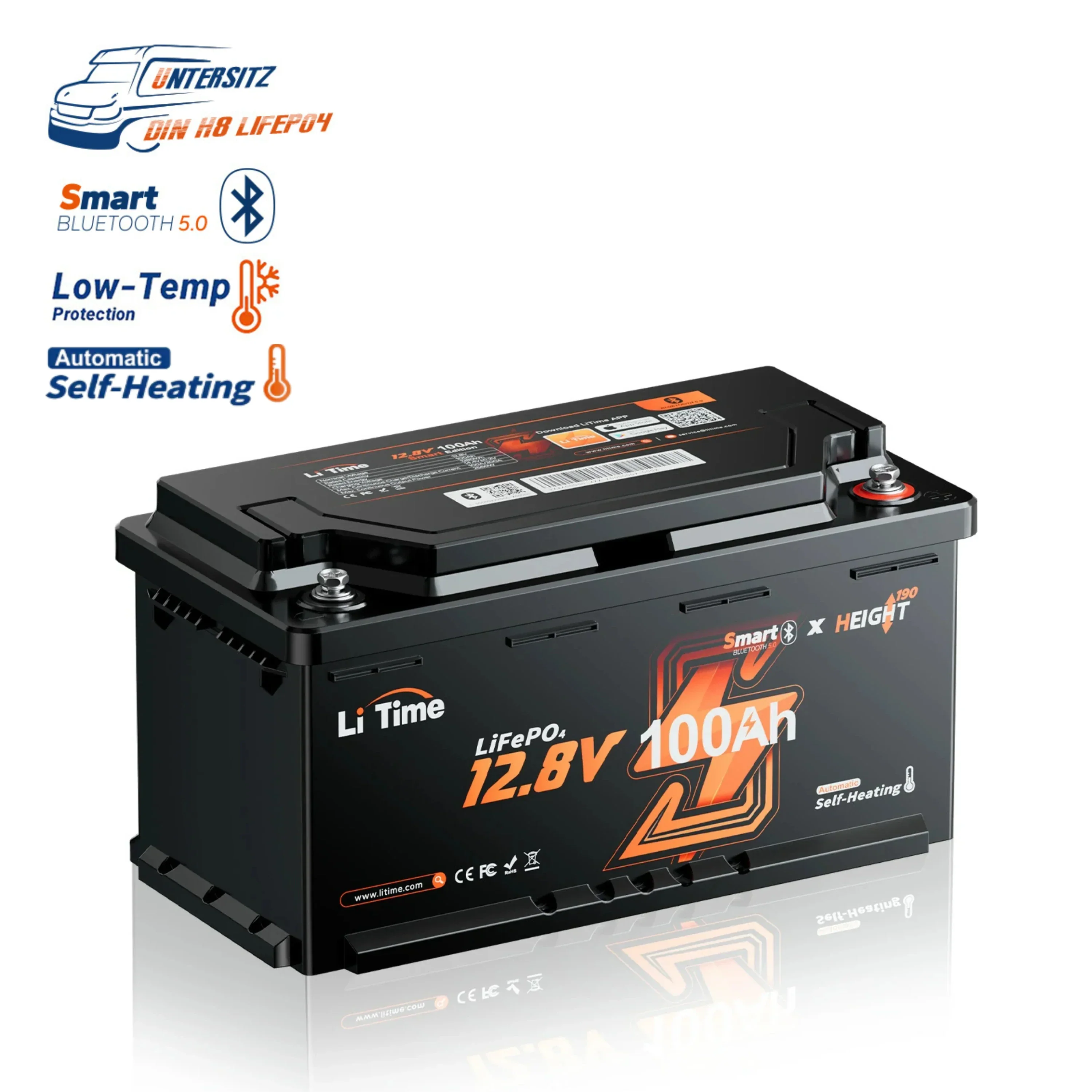 Image of 12V 100Ah H190 Smart (RV Mover)