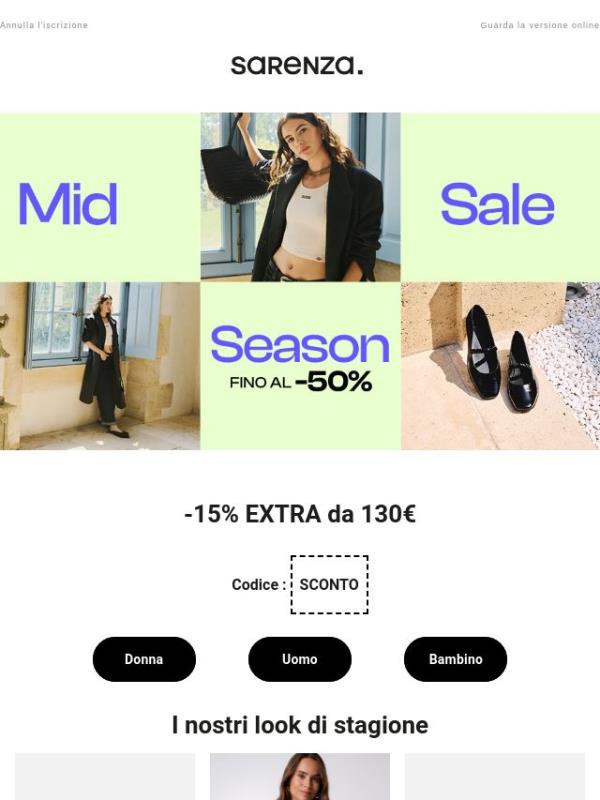 ❄️ Affronta il freddo con stile e approfitta di sconti fino al -50%