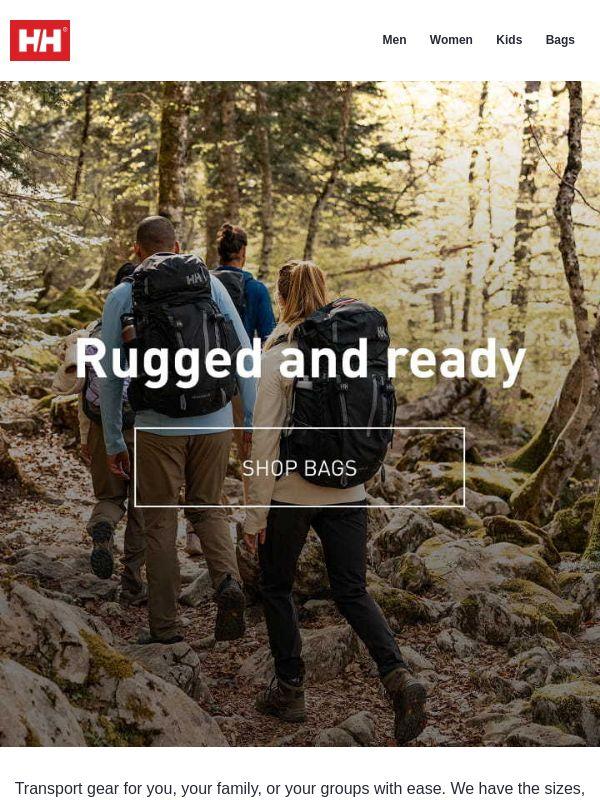 Pack it up. Pack it in. Let the journey begin.