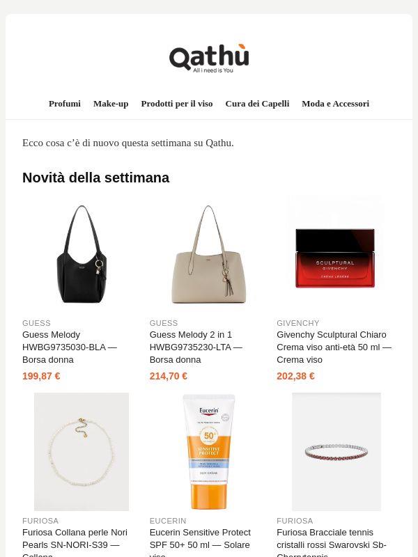 Qathu: le novità della settimana, i più venduti e la superpromo