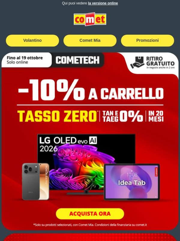 ONLINE | -10% A CARRELLO!🔥