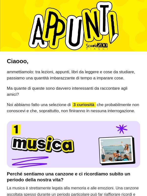 ScuolaZoo - Appunti #2