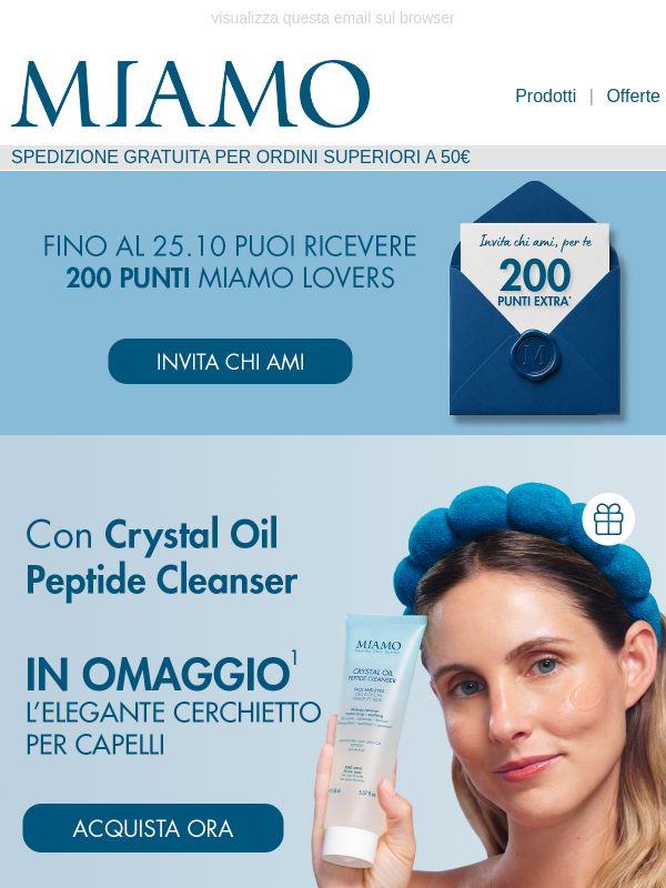 🫧 Crystal Oil ti regala il cerchietto per capelli Miamo!