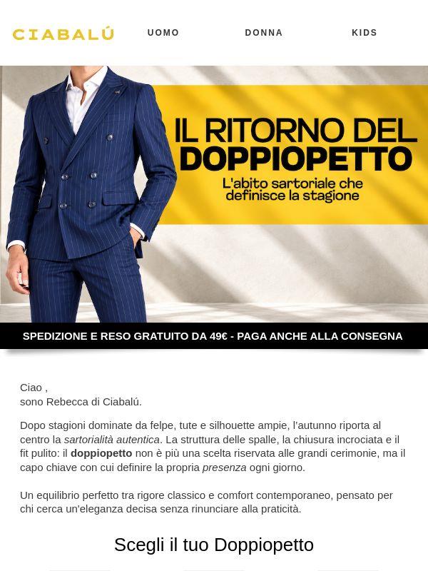 Il doppiopetto è tornato 🍂