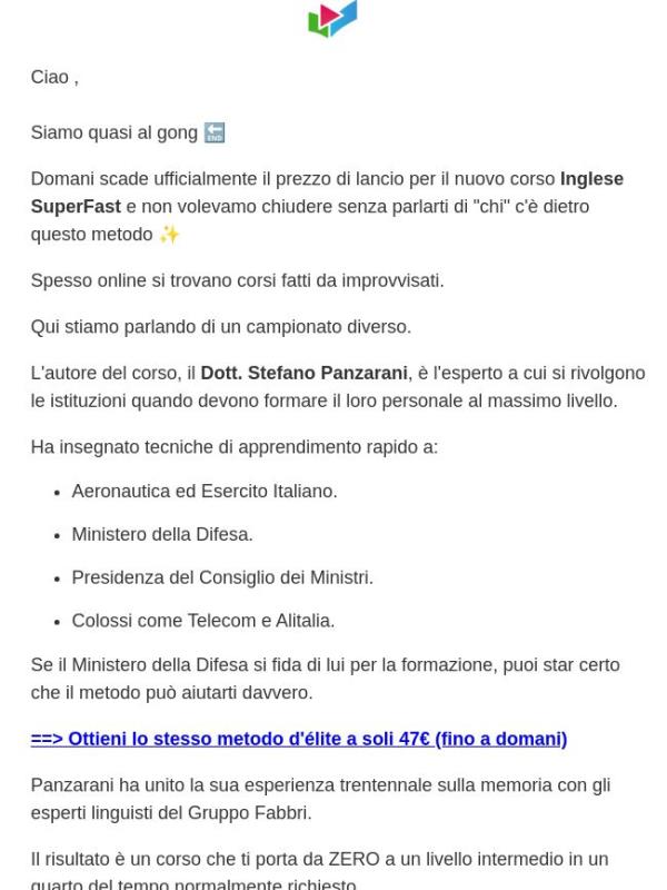 L'uomo che sussurrava... ai Generali (SCADE DOMANI)