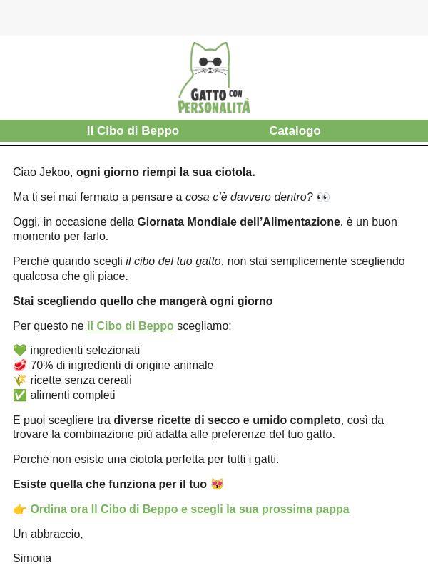 Cosa metti davvero nella ciotola del tuo gatto?