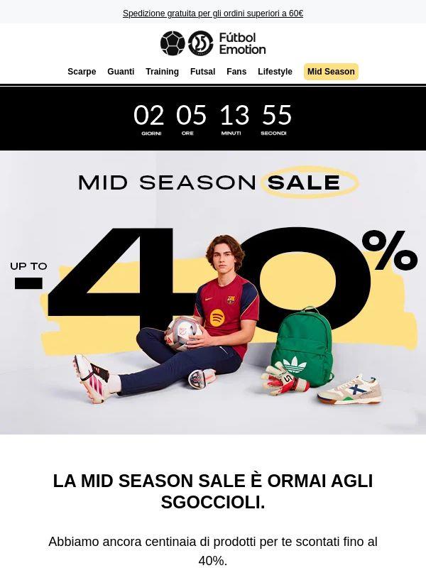 Ultimi giorni fino al -40%!