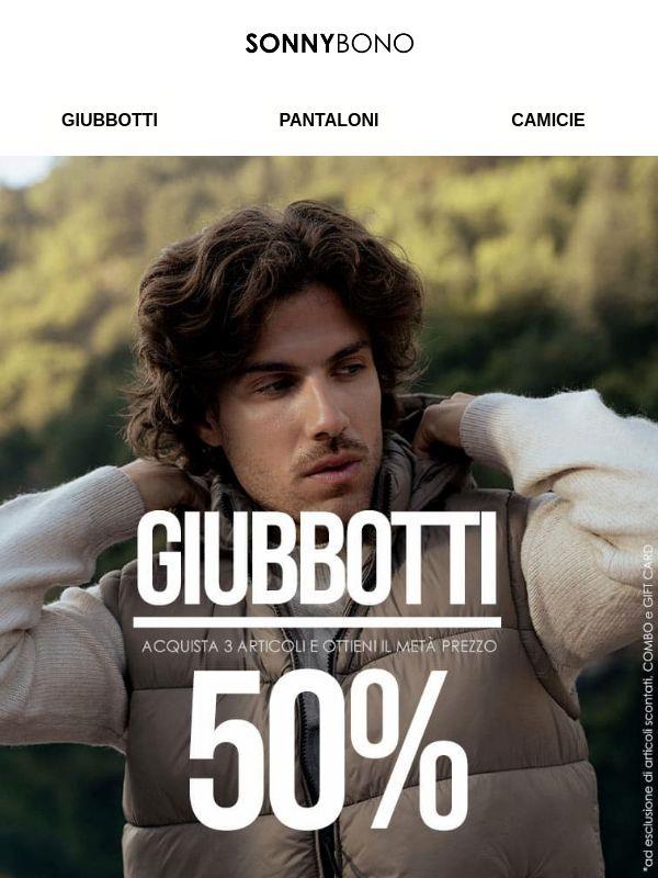 🧥 IL GIUBBOTTO CHE VUOI, A METÀ PREZZO!
