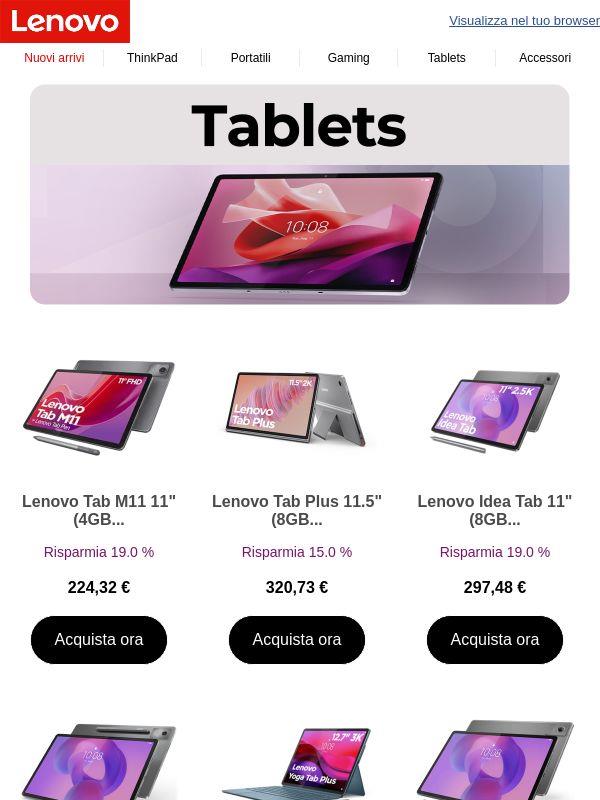 Lenovo Tab Plus 11.5" (8GB 128GB) - Luna Grey è una delle nostre migliori selezioni per te