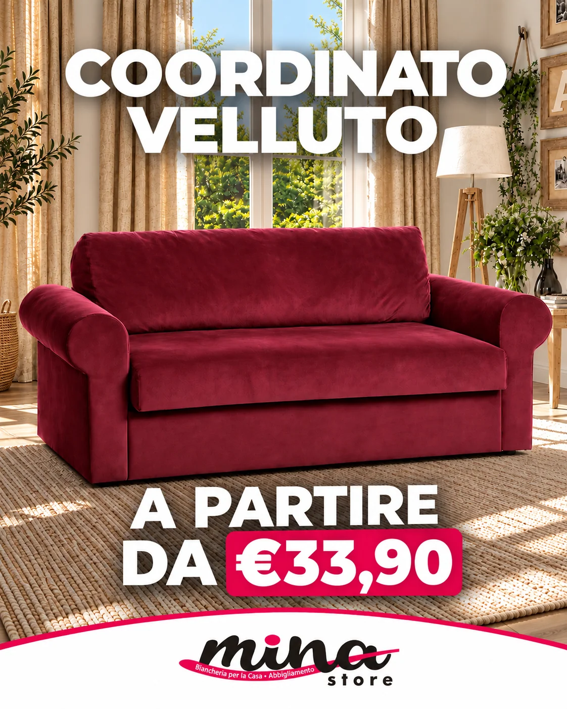 SET COORDINATO VELLUTO