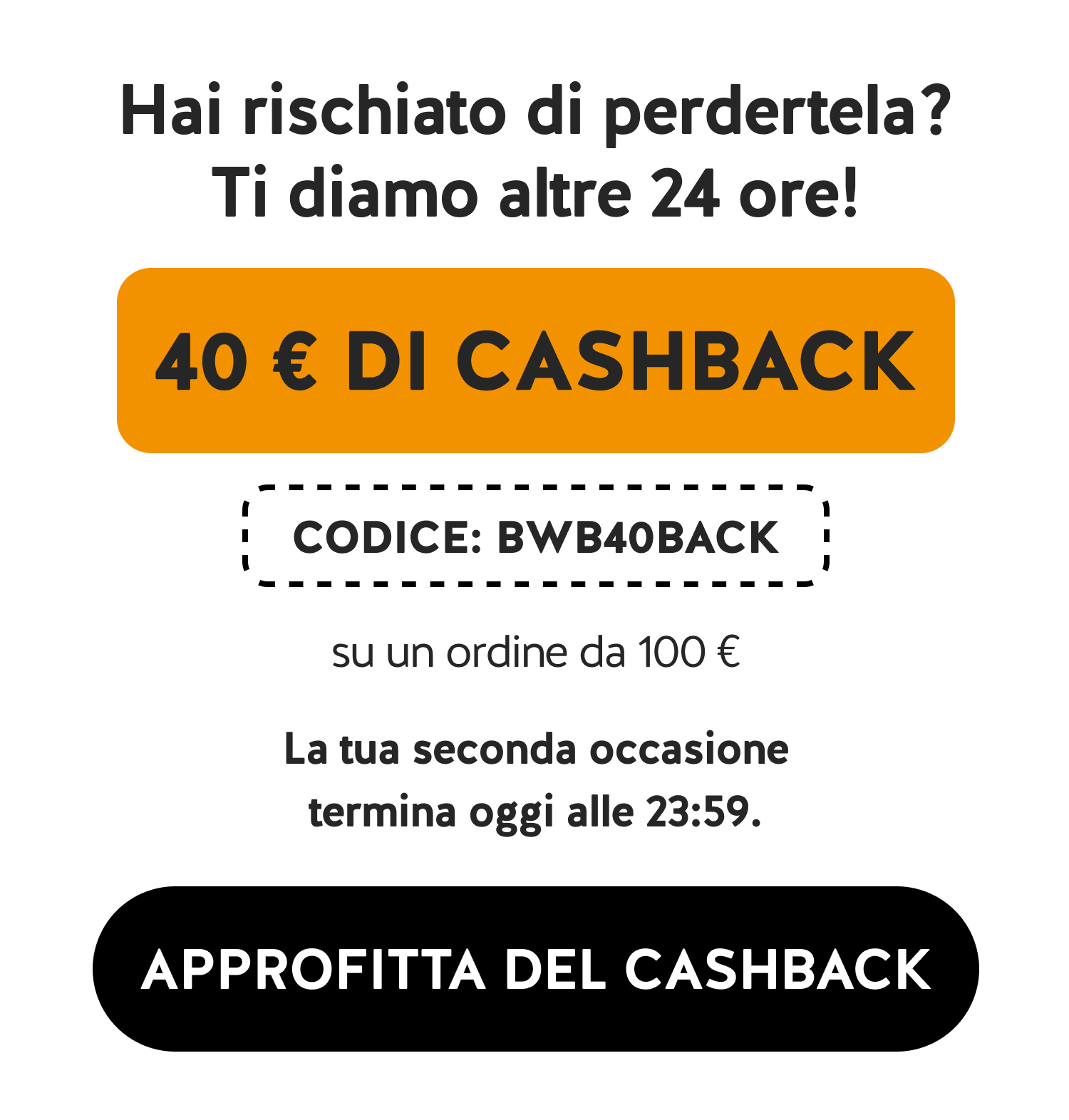 VALIDO SU TUTTO IL NOSTRO SHOP