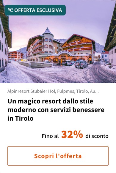 Un magico resort dallo stile moderno con servizi benessere in Tirolo