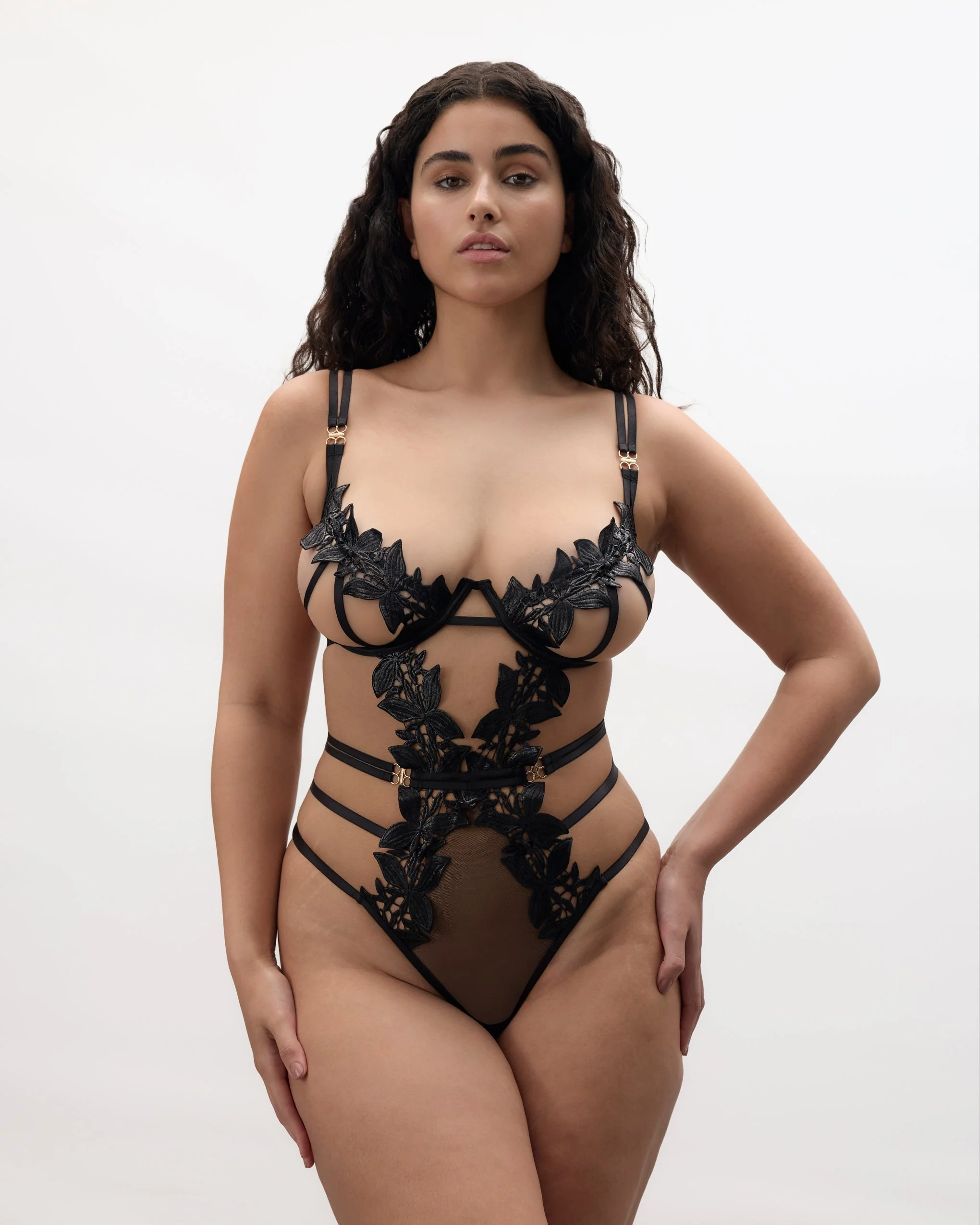 Image of Ophelia Body con Ferretto Nero