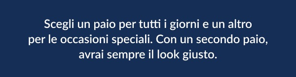 Procurati un secondo paio