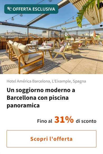 Un soggiorno moderno a Barcellona con piscina panoramica