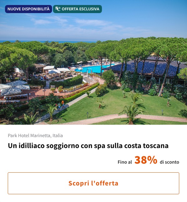 Un idilliaco soggiorno con spa sulla costa toscana