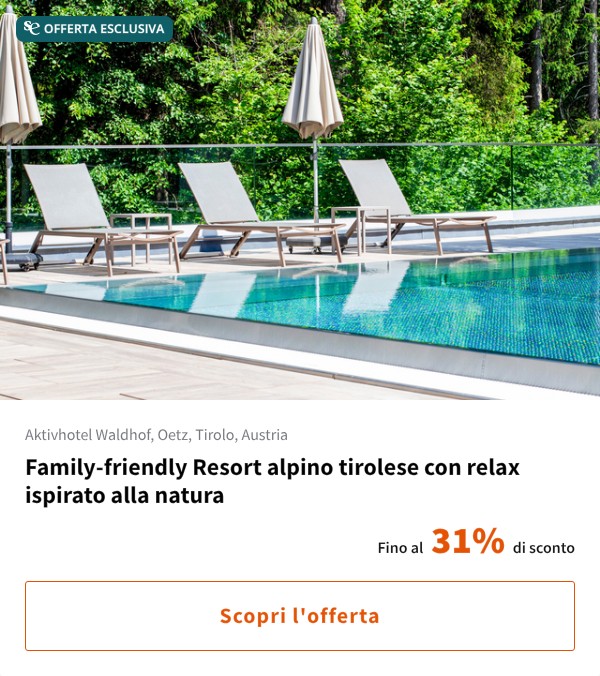 Family-friendly Resort alpino tirolese con relax ispirato alla natura