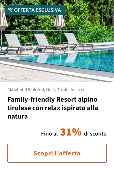 Family-friendly Resort alpino tirolese con relax ispirato alla natura