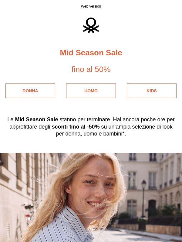 Last Call | Mid Season Sale: fino al -50%
