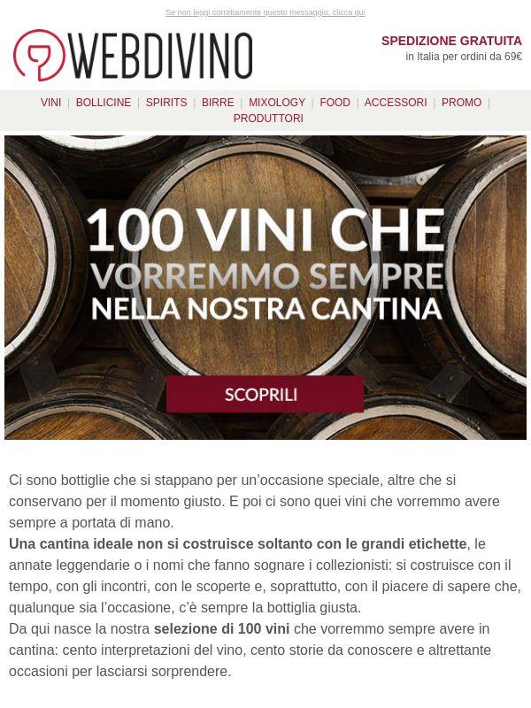 100 vini, infinite occasioni: arricchisci la tua cantina