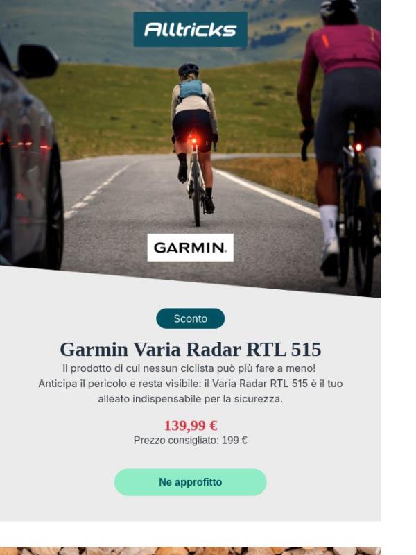 Garmin Varia Radar: l'accessorio imperdibile del momento!