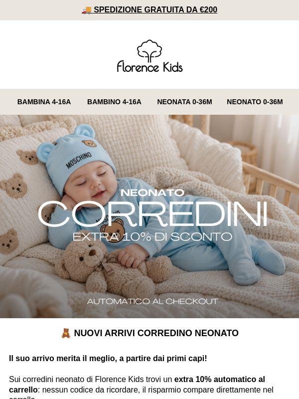 🧸 CORREDINI NEONATO: UN EXTRA -10% PER IL SUO ARRIVO