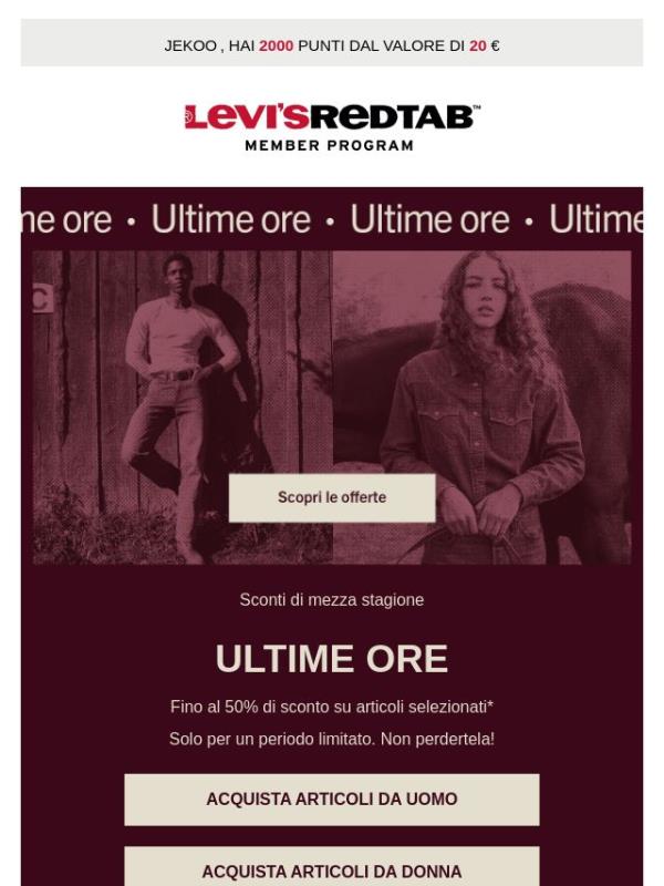 Ultime ore 🚨 Fino al 50% su articoli selezionati*