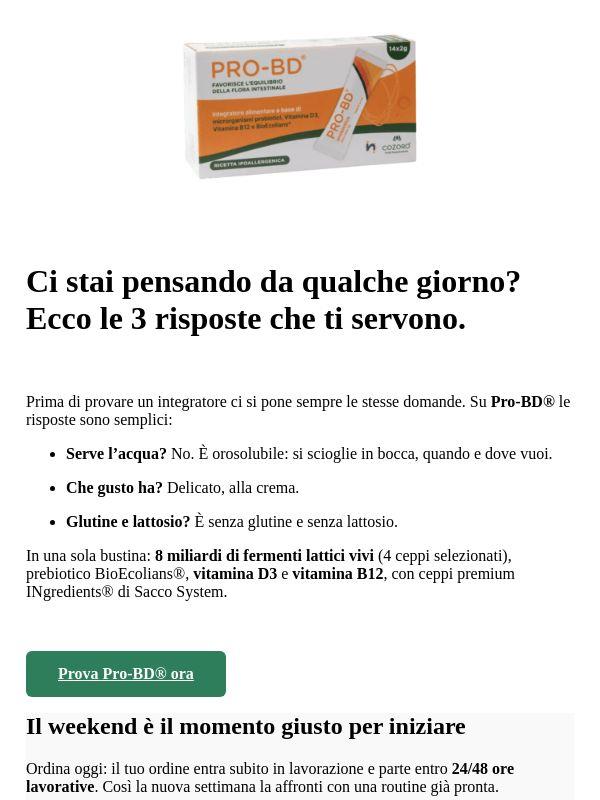 🤔 Prima di ordinare, 3 domande (e le risposte)