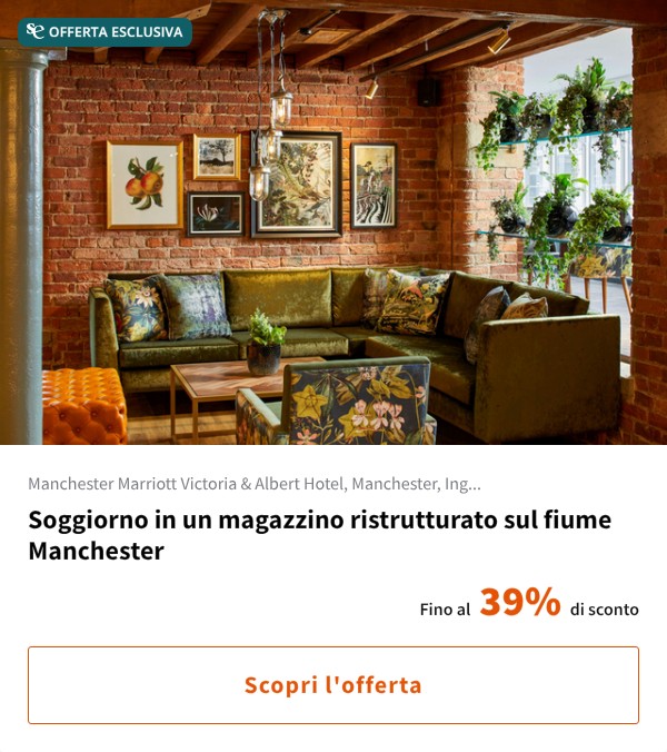 Soggiorno in un magazzino ristrutturato sul fiume Manchester