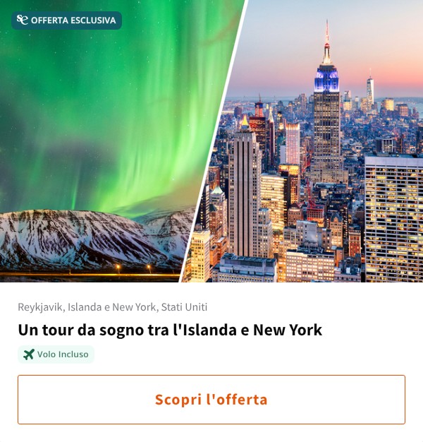 Un tour da sogno tra l'Islanda e New York