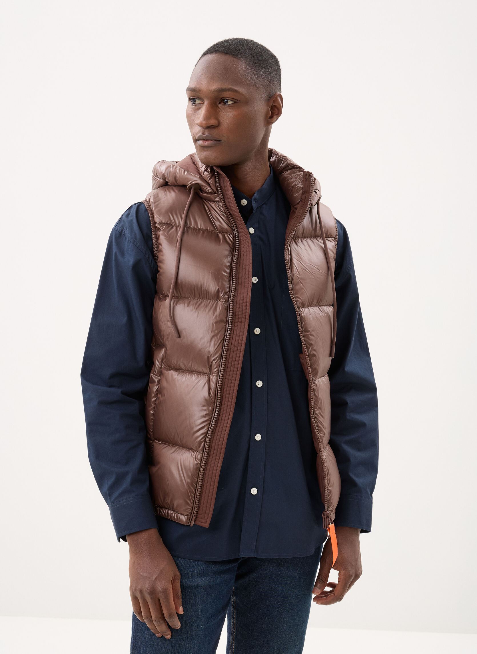 Gertrude Doudounes sans manches Cesar Doudoune homme marron