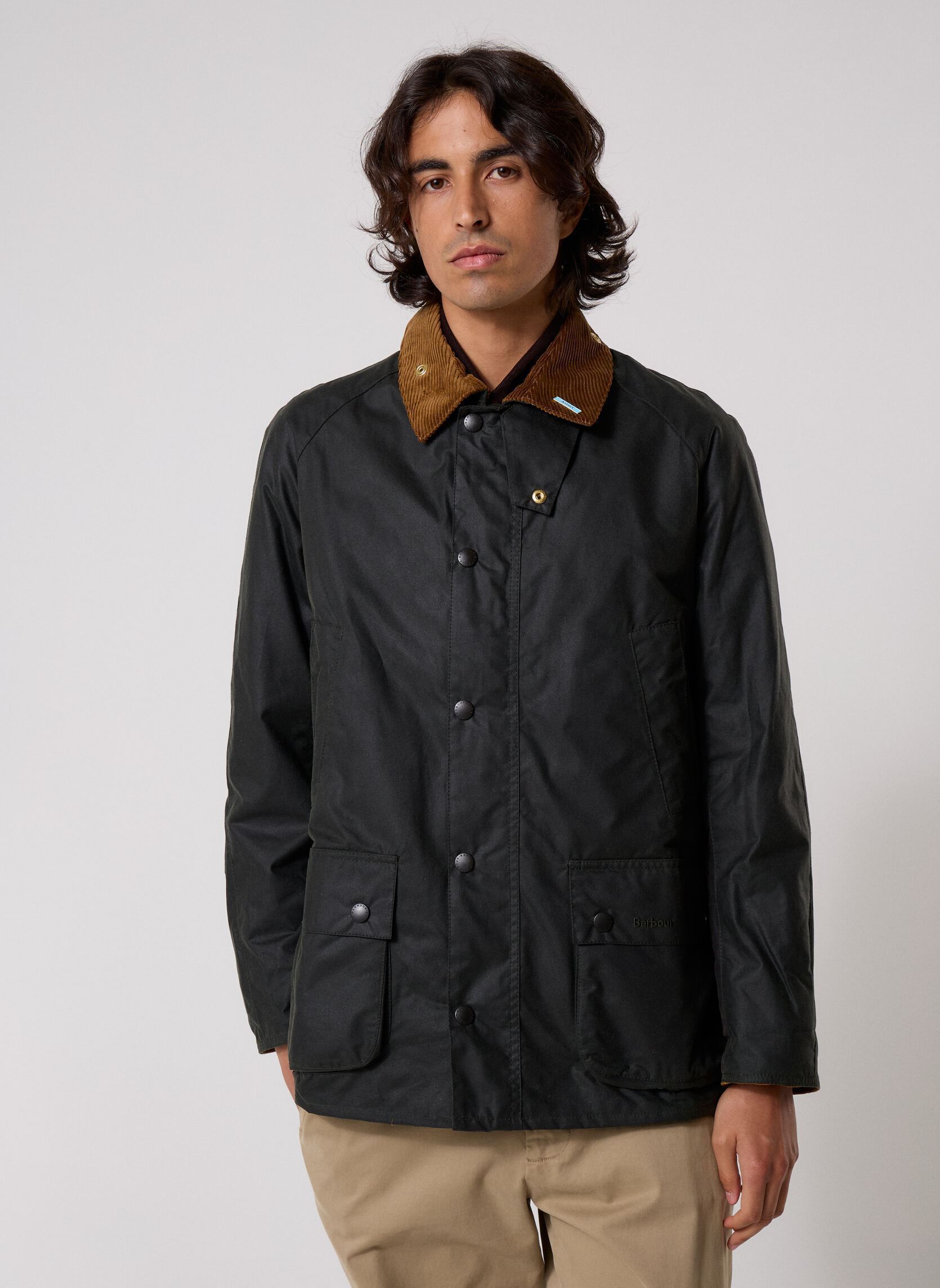 Barbour Blousons Icons Ashby Wax Jacket homme noir