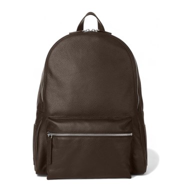 Orciani — Zaino Laio Micron in Pelle Martellata con Porta Notebook