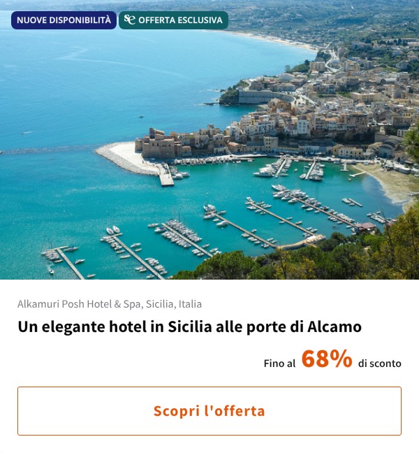 Un elegante hotel in Sicilia alle porte di Alcamo