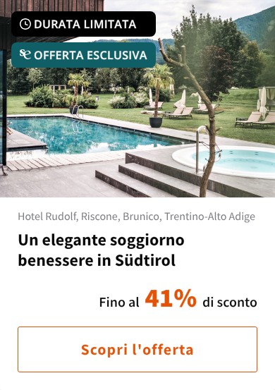Un elegante soggiorno benessere in Südtirol