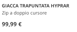 Giacca imbottita Hyprar con zip a 2 vie per 99,99 €