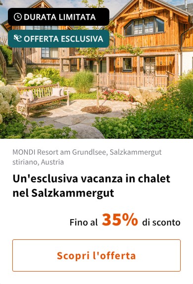 Un'esclusiva vacanza in chalet nel Salzkammergut