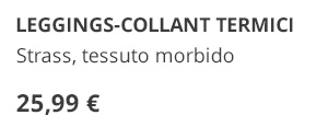 Scopri leggings termici per giorni freddi