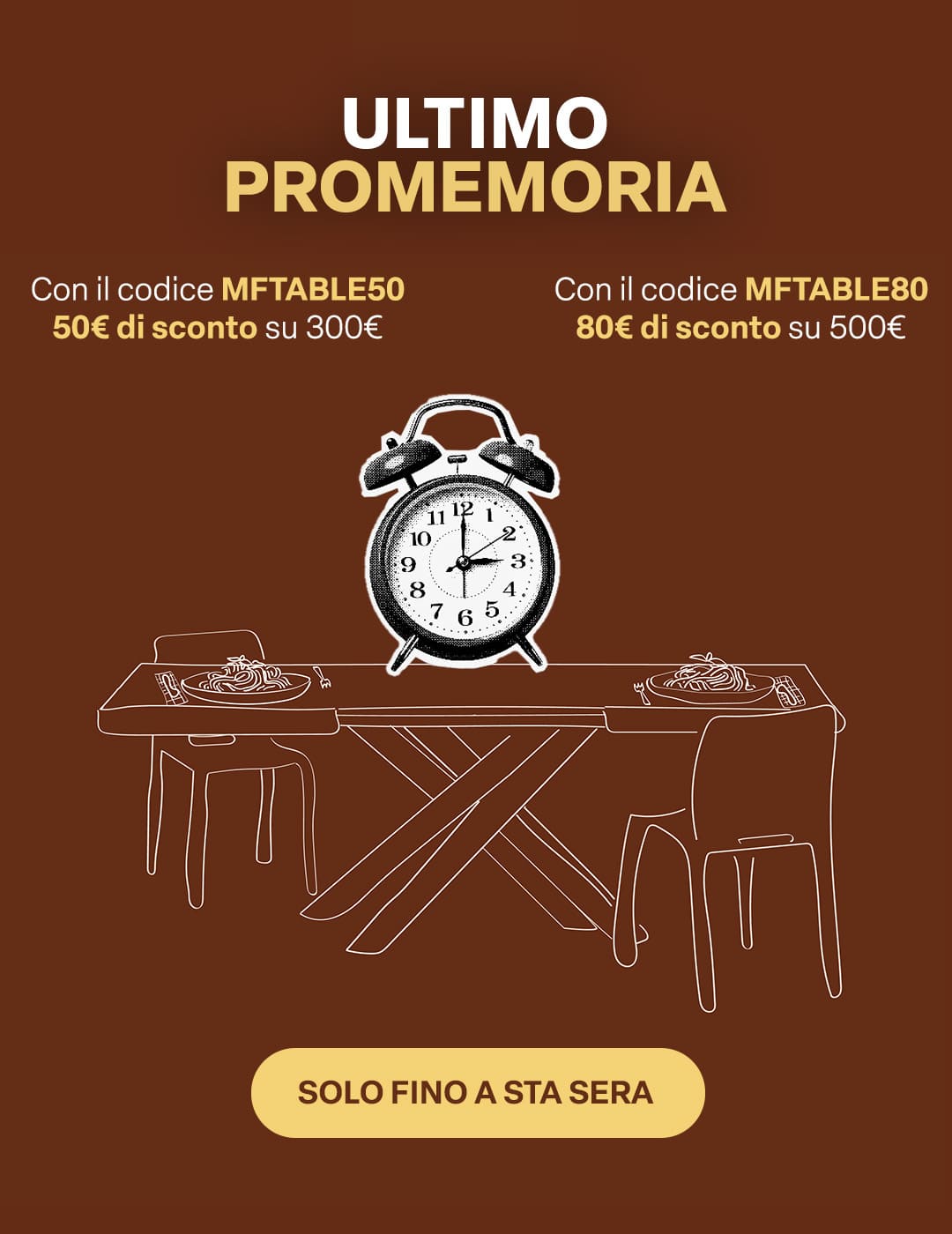 Mobili Fiver - Promo TAVOLI