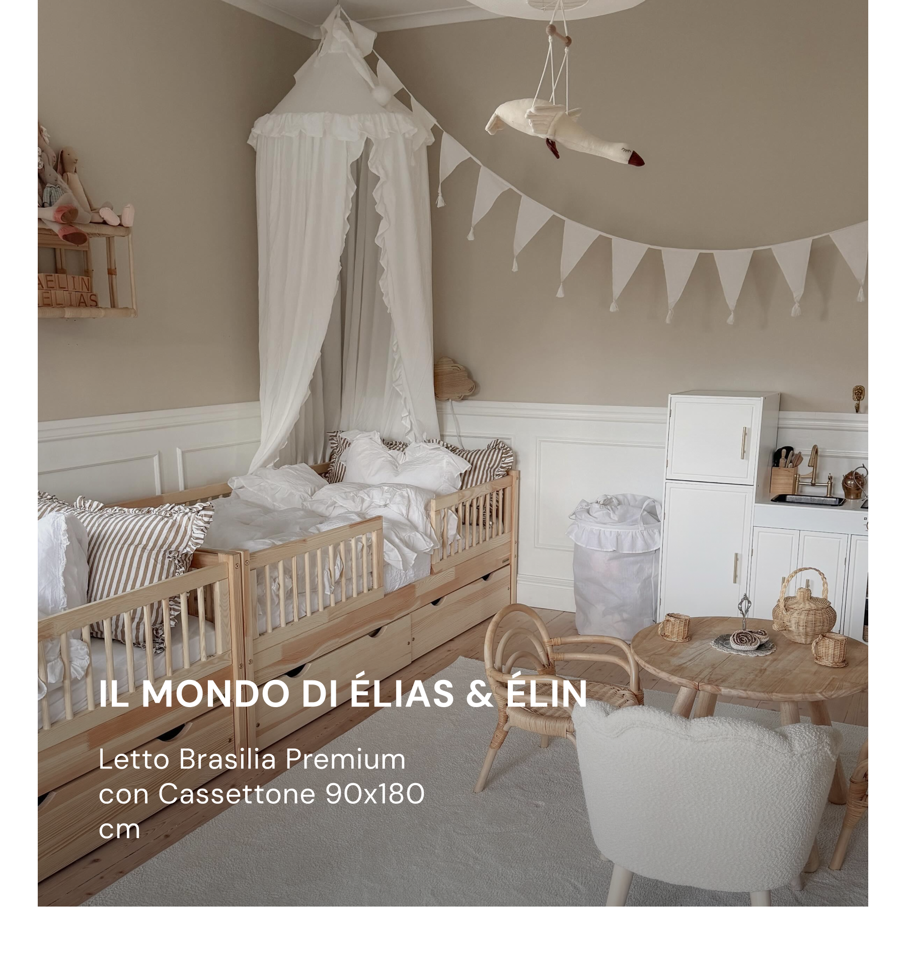 L'univers de Lola et Zoé. Lit Superposé DB Premium 20cm 90x190 cm. Découvrir