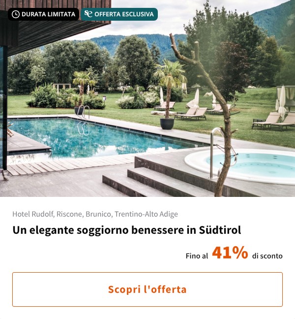 Un elegante soggiorno benessere in Südtirol