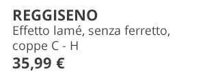 Reggiseno di sostegno con effetto metallico, scopri ora!